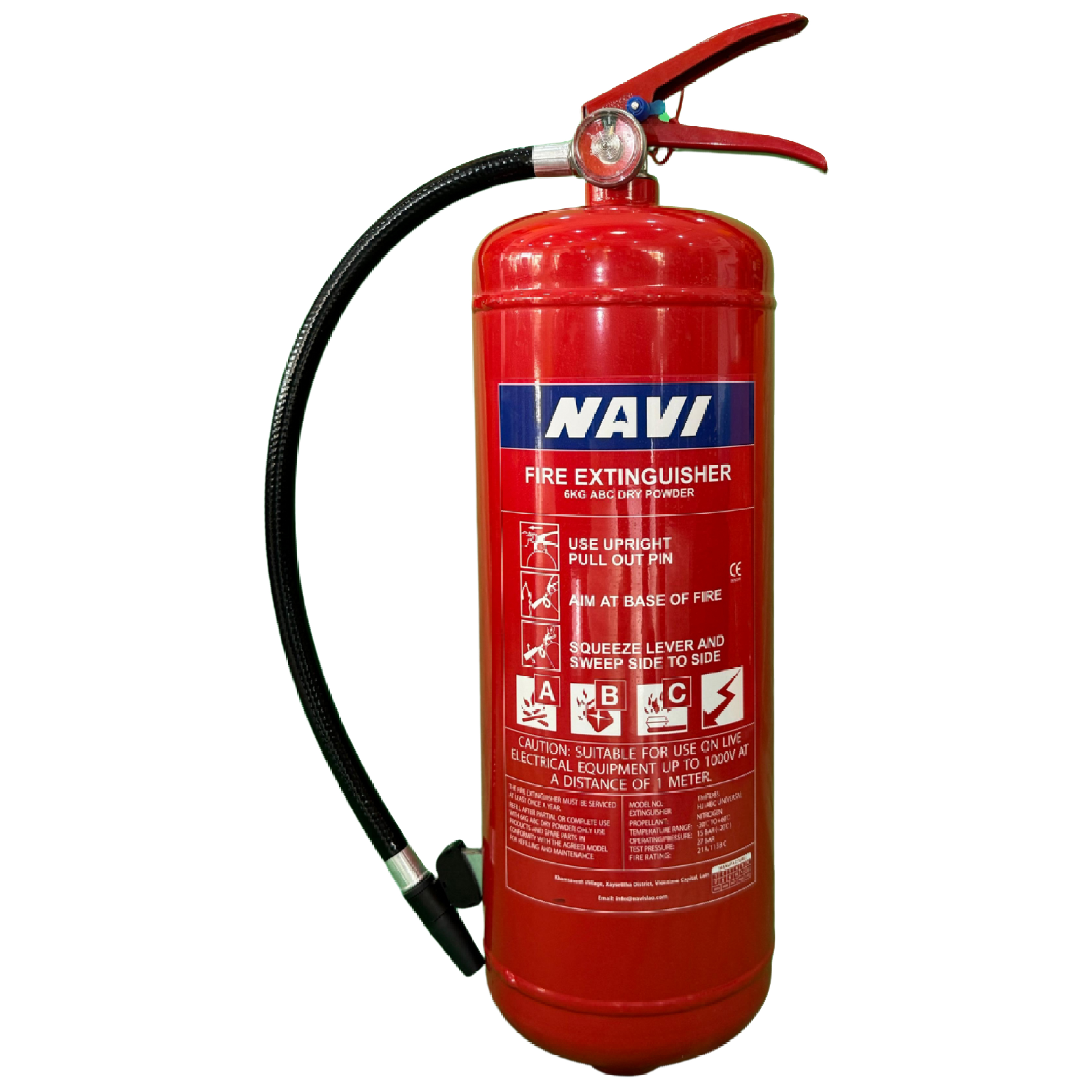 NAVI Dry Chemical Fire Extinguisher 6Kg